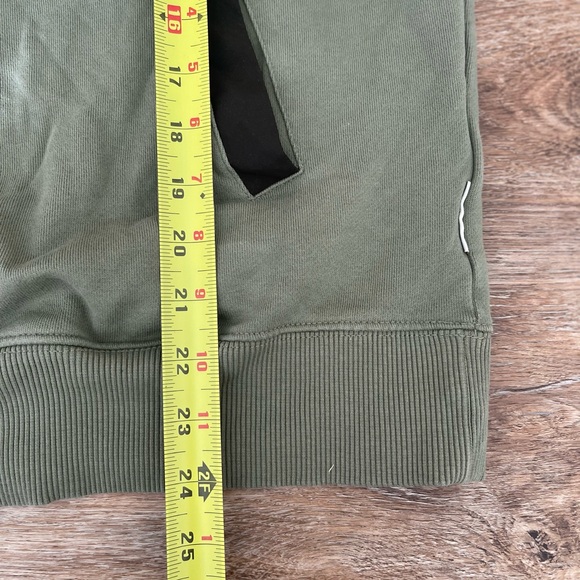 Scotch and soda Amsterdam hoodie Unisex M green 1/4 zip organic cotton - Picture 14 of 14